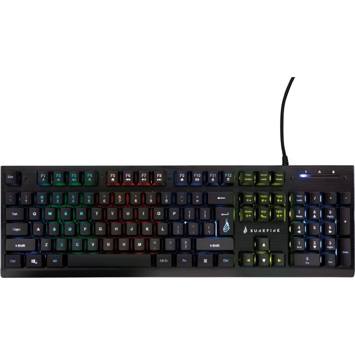 TASTATURA VERBATIM KINGPIN X2 RGB NEGRU "48707" (TIMBRU VERDE 0.8 LEI)
