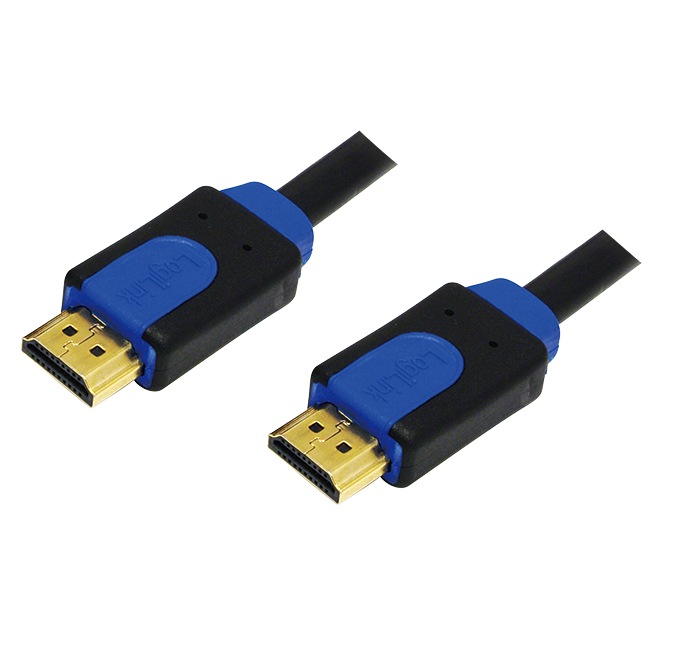 CABLU video LOGILINK, HDMI (T) la HDMI (T), 2m, premium, conectori auriti, rezolutie maxima 4K UHD (3840 x 2160) la 60 Hz, negru, "CHB1102" (timbru verde 0.8 lei)