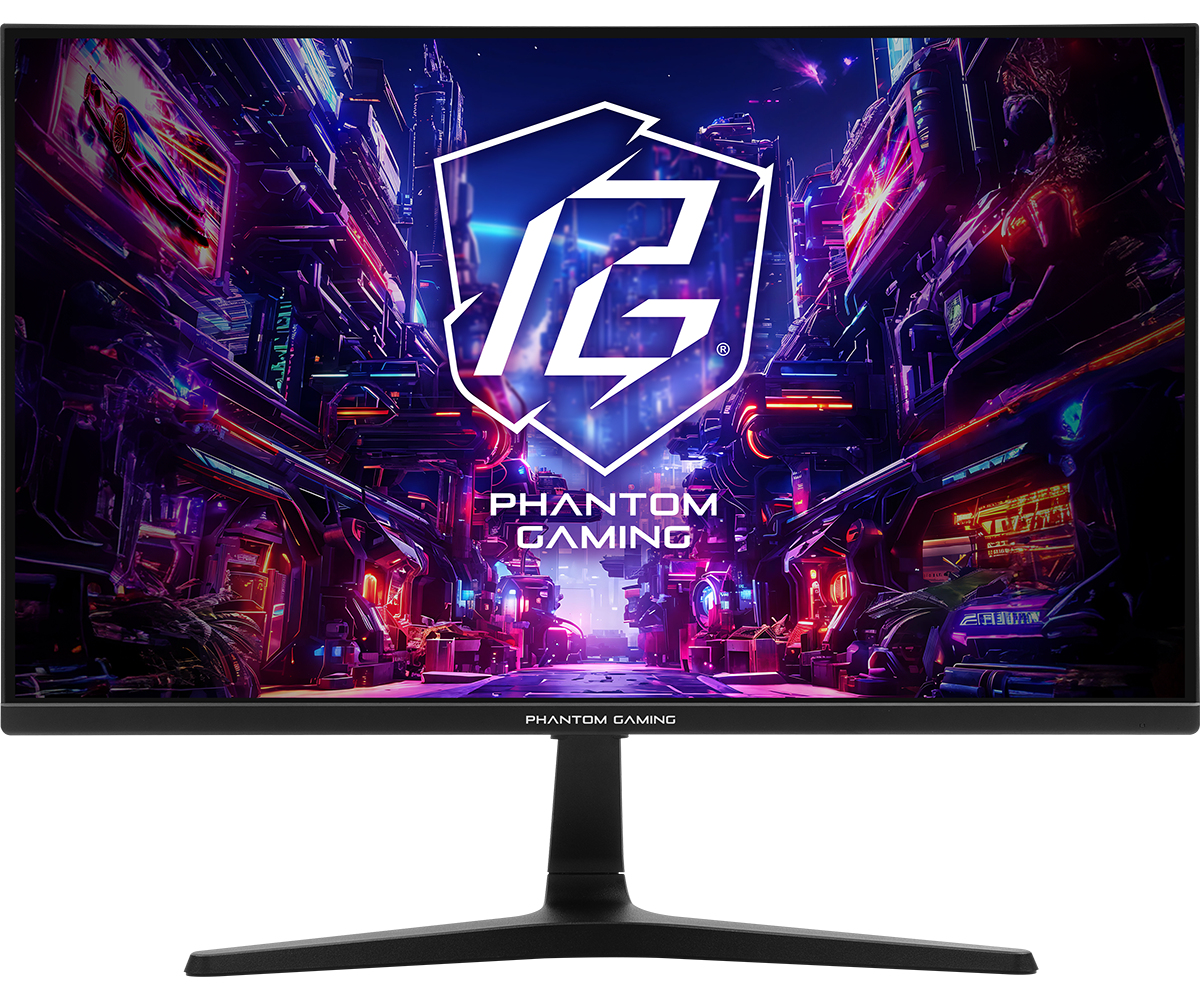 MONITOR AsRock 24.5 inch, home | office, IPS, Full HD (1920 x 1080), 300 cd/mp, 1 ms, HDMI | VGA, "PG25FFT" (timbru verde 7 lei)