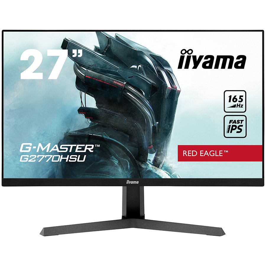 MONITOARE Iiyama G-Master G2770HSU-B1 27" Fast (FLC) IPS LCD,165Hz, 0.8ms, FreeSyncTM Premium, Full HD 1920x1080, 250 cd/m2 Brightness, 1 x HDMI "G2770HSU-B1" (timbru verde 7 lei)