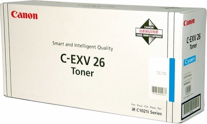 Toner Original Canon Cyan, EXV26C, pentru IR C1021I|IR C1028I|IR C1028IF, 6K,NOPP, "CF1659B006AA"