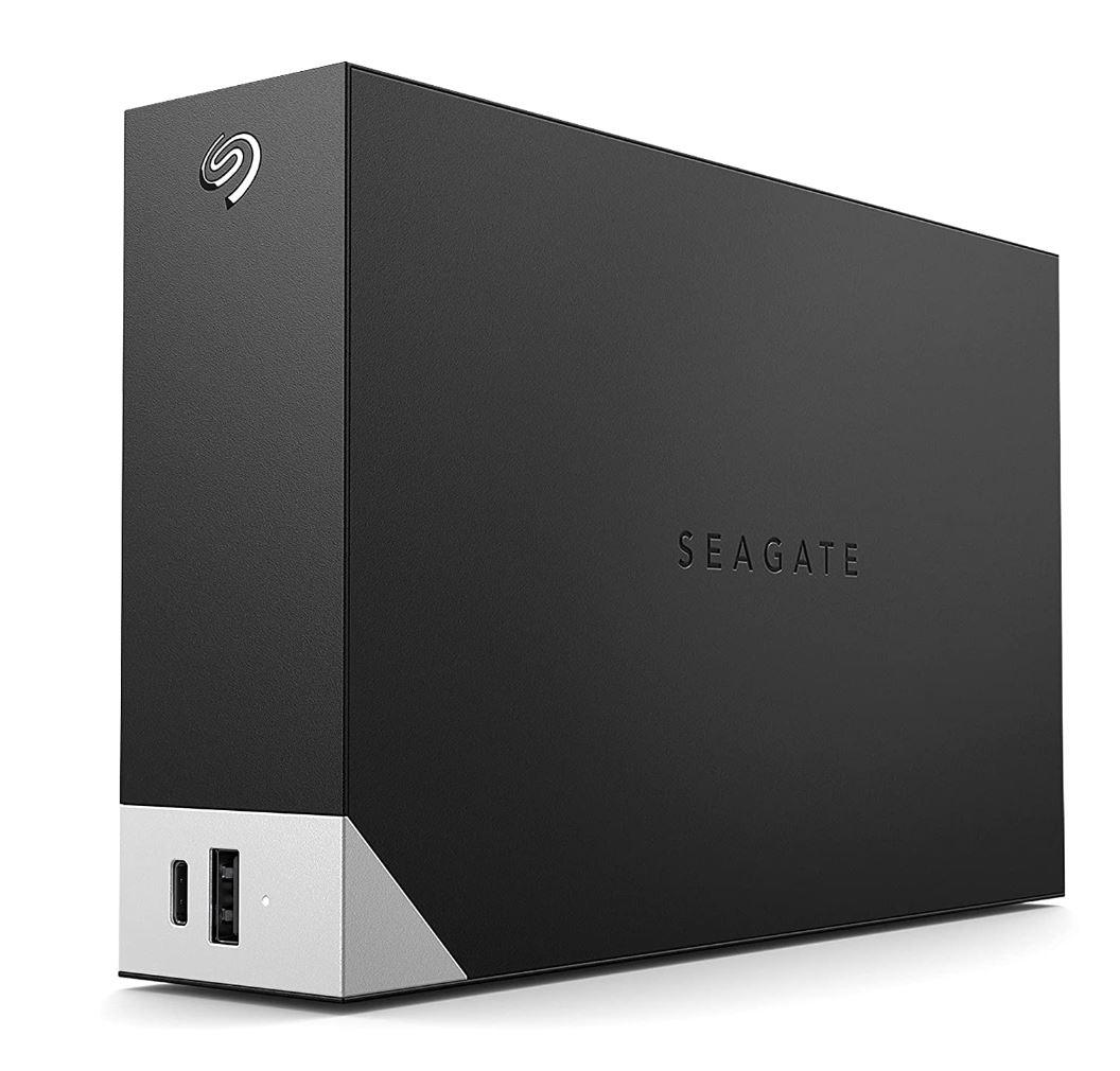 HDD Extern SEAGATE One Touch Hub 18TB, 1x USB 3.2 Type-C, 1x USB 3.0 Type-A, Rescue Data Recovery Services 3 ani, Black, "STLC18000402" (timbru verde 0.8 lei)