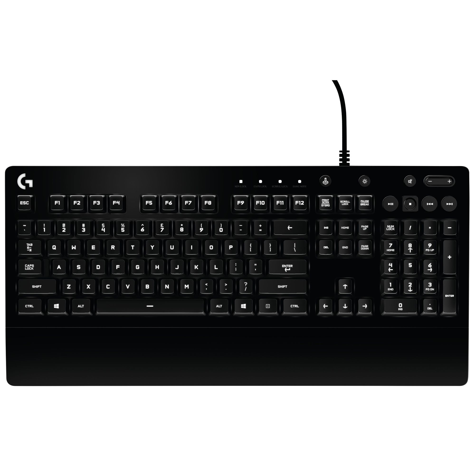 TASTATURA LOGITECH Gaming USB, iluminata, black "G213 Prodigy" "920-008093" (timbru verde 0.8 lei)