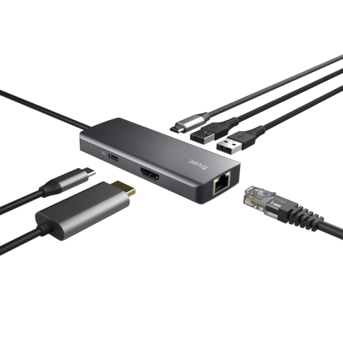 DOCKING Station Trust Trust DALYX 6-IN-1 MULTIPORT ADAPTER "24968" (timbru verde 0.8 lei)