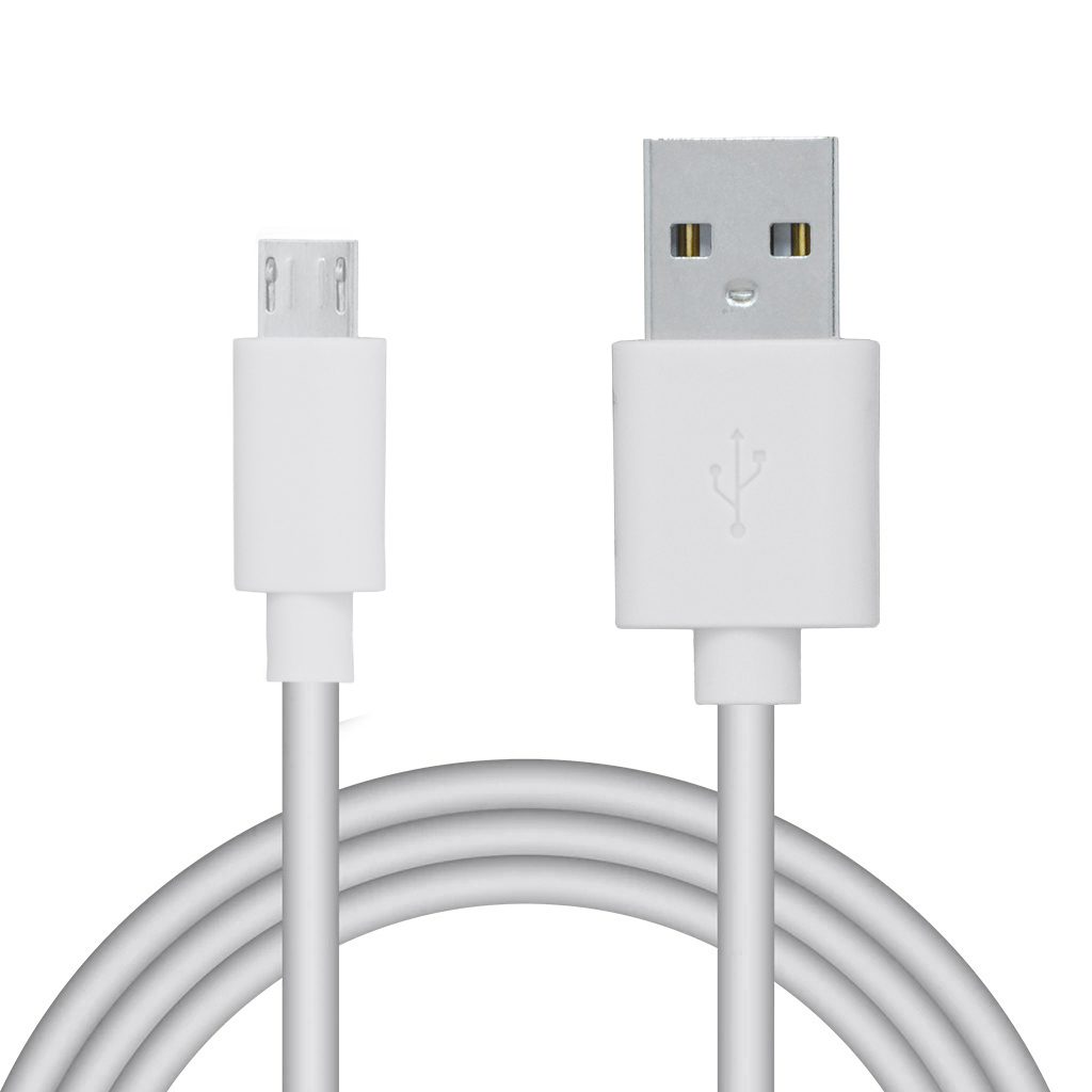 CABLU alimentare si date SPACER, pt. smartphone, USB 2.0 (T) la Micro-USB 2.0 (T), PVC, Retail pack, 1m, White, "SPDC-MICRO-PVC-W-1.0" (timbru verde 0.08 lei)