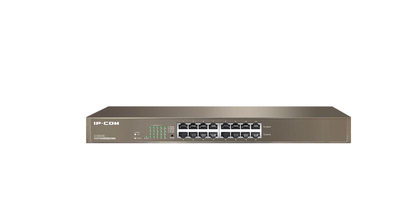 IP-COM 16-PORT GIGABIT ETHERNET SWITCH "G1016G" (timbru verde 2 lei)