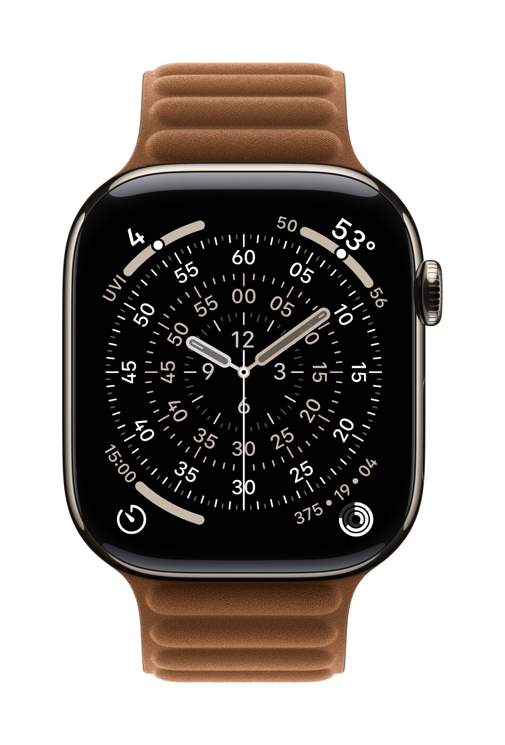 AW BAND 46MM MAGNETIC LINK CARAMEL M/L "MGDG4ZM/A"