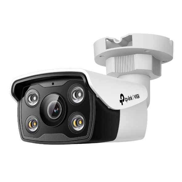CAMERA IP TP-LINK VIGI, bullet, pt. exterior, dist. IR 30 m, tip lentila fixa 6 mm, 5 Mpx, 1 x RJ45 10/100M, carcasa metal, POE, "VIGI C350(6mm)" (timbru verde 0.8 lei)