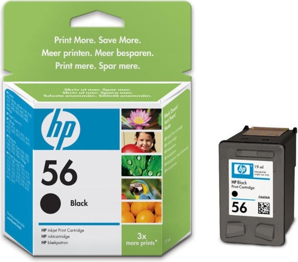 Cartus Cerneala Original HP Black, nr.56, pentru DJ 450|5150|5160|5xxx|96xx|7xxx|PSC1xxx|2xxx, , (timbru verde 0.15 lei), "C6656AE"