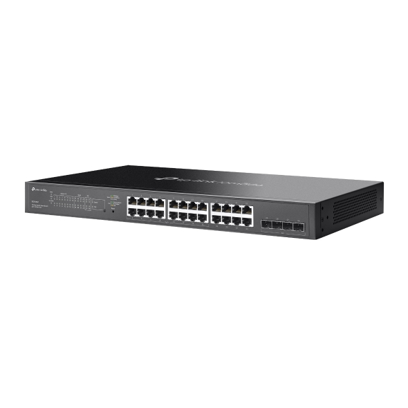 Switch TP-Link cu management, Omada 28-Port Gigabit Smart Switch cu 16 × Gigabit 802.3af/at PoE+, 8 × Gigabit RJ45 ports si 4 × Gigabit SFP, buget POE 150W, metalic "SG2428LP" (timbru verde 2 lei)