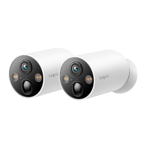 CAMERA IP Exterior cu acumulator TP-LINK, IP66, dist. IR 15 m, tip lentila fixa 3.15 mm, 3 Mpx rezolutie 2K, wireless, microfon, carcasa plastic, necesita HUB, include 2 bucati, "Tapo C425(4-pack)" (timbru verde 2.0 lei)