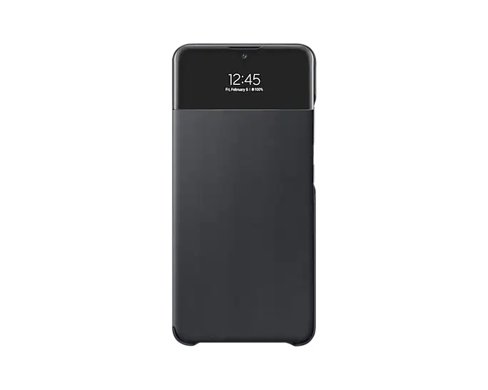 HUSA Smartphone Samsung, pt Galaxy A32, tip smart book cover cu buzunar, plastic, Smart View Wallet, negru, "EF-EA325PBEGEE"