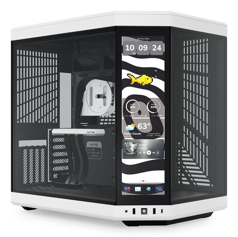 CARCASA HYTE Y70 Mid-Tower BLACK/WHITE "CS-HYTE-Y70-BW-L" (timbru verde 0.32 lei)