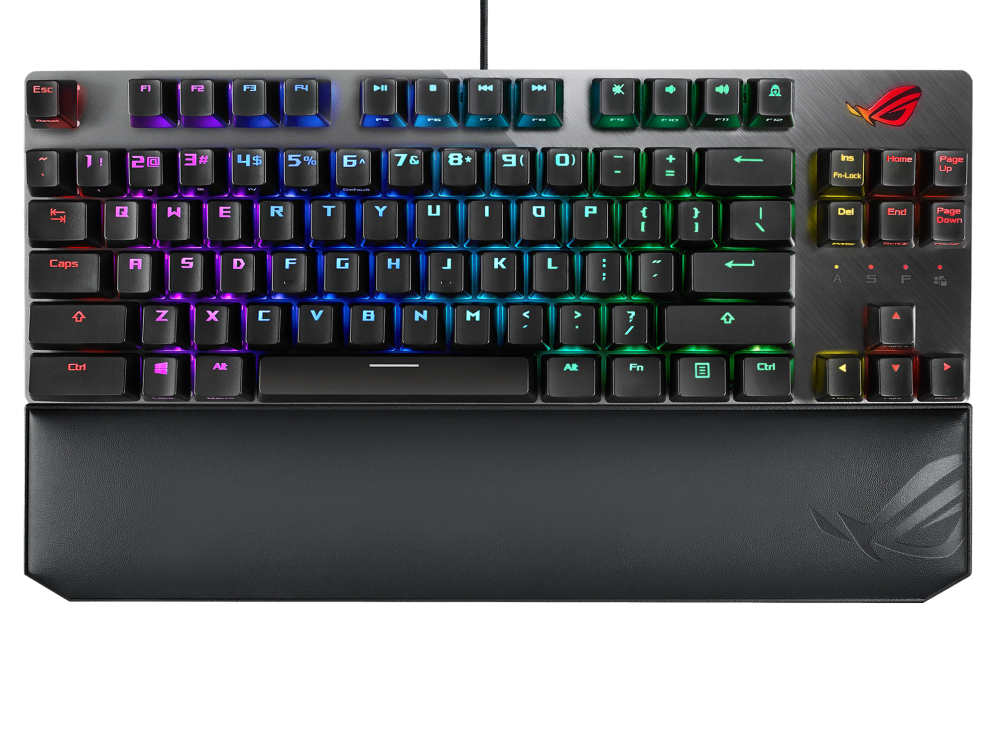 ROG STRIX SCOPE NX TKL DELUXE, ROG NX Red, Mecanica "90MP00N6-BKUA00" (timbru verde 0.8 lei)