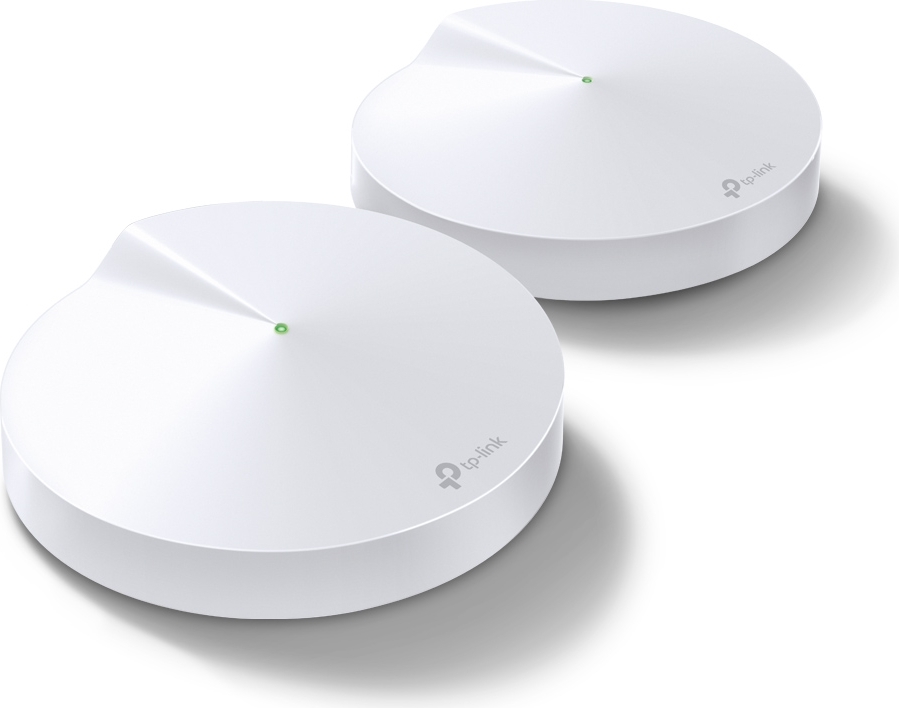 MESH TP-LINK, wireless, router AC1300, pt interior, 1300 Mbps, port LAN, WAN, 2.4 GHz | 5 GHz, antena interna x 4, standard 802.11ac, "Deco M5(2-pack)" (timbru verde 2.00 lei)