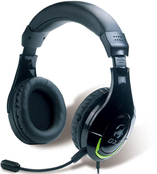 CASTI Genius, "HS-G600V", cu fir, gaming, utilizare multimedia, microfon pe brat, conectare prin Jack 3.5 mm x 2, negru, "31710015400", (timbru verde 0.8 lei)