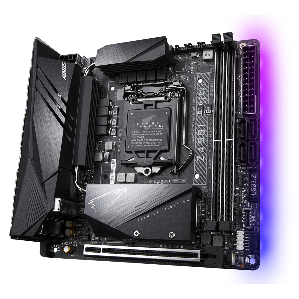 Placa de baza GIGABYTE Z490I AORUS ULTRA [RSG]"Z490I AORUS ULTRA [RSG]" - imagine 3