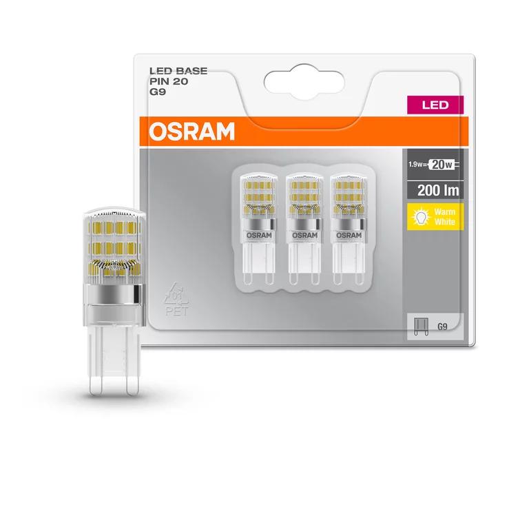 LEDBASEPIN20 CL 1,9W/827 230V G9FS3OSRAM "000004058075450042" (timbru verde 1.35 lei)