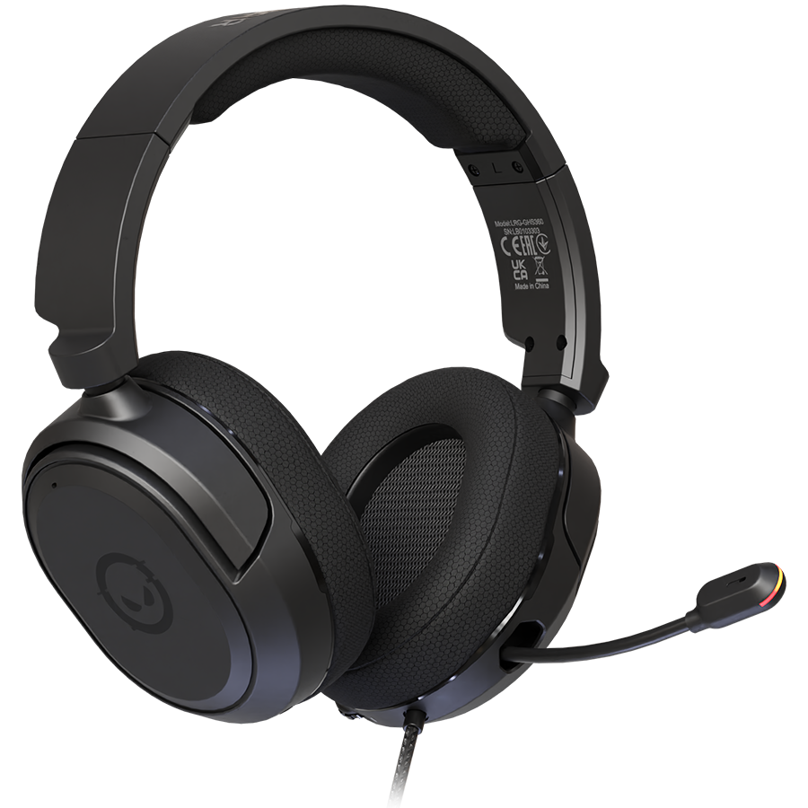 LORGAR Kaya 360, USB Gaming headset with microphone, CM108B, Plug&Play, USB-A connection cable 2m, fabric ear pads, size: 192*184.7*88mm, 0.314kg, black "LRG-GHS360" (timbru verde 0.8 lei)