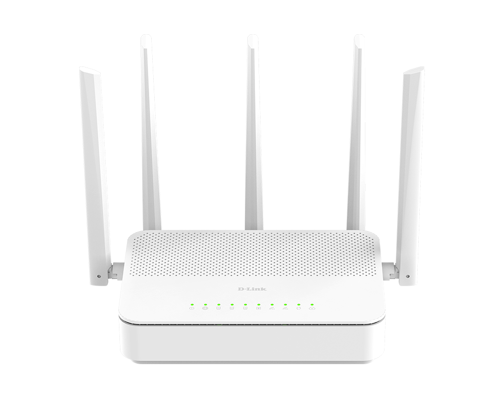 ROUTER D-Link BE3600 Wi-Fi 7 dual band, 1 x 2.5G WAN, 3 x Gigabit LAN, 5 x antene externe, alb "C36" (timbru verde 0.8 lei)