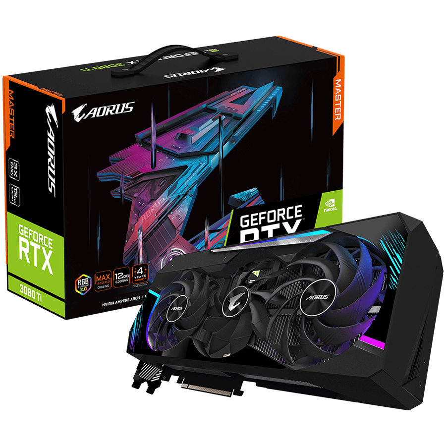 PLACA VIDEO GIGABYTE "GeForce RTX 3080 AORUS M", 12 GB GDDR6X 384 biti, PCI Express 4.0 x 16, HDMI x 2 DisplayPort x 3, sistem racire aer, "GV-N308TAORUS M-12GD 1.0"