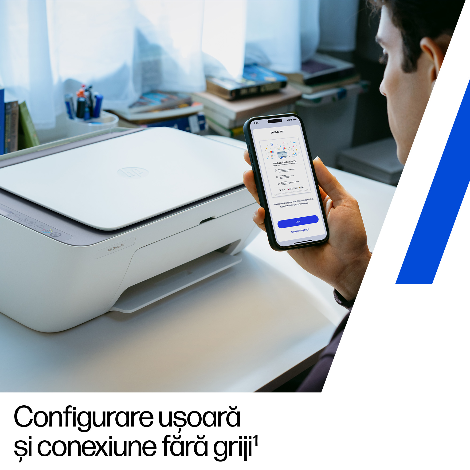 Multifunctional InkJet Color HP, DESKJET 2922, A4, Functii: Impr.|Scan.|Cop., Vit.Print. 7.5ppm, Conectivitate:USB|WIFI, White, , Duplex:Nu, ADF:Nu(incl.TV 8lei) "A24HVB" - imagine 8