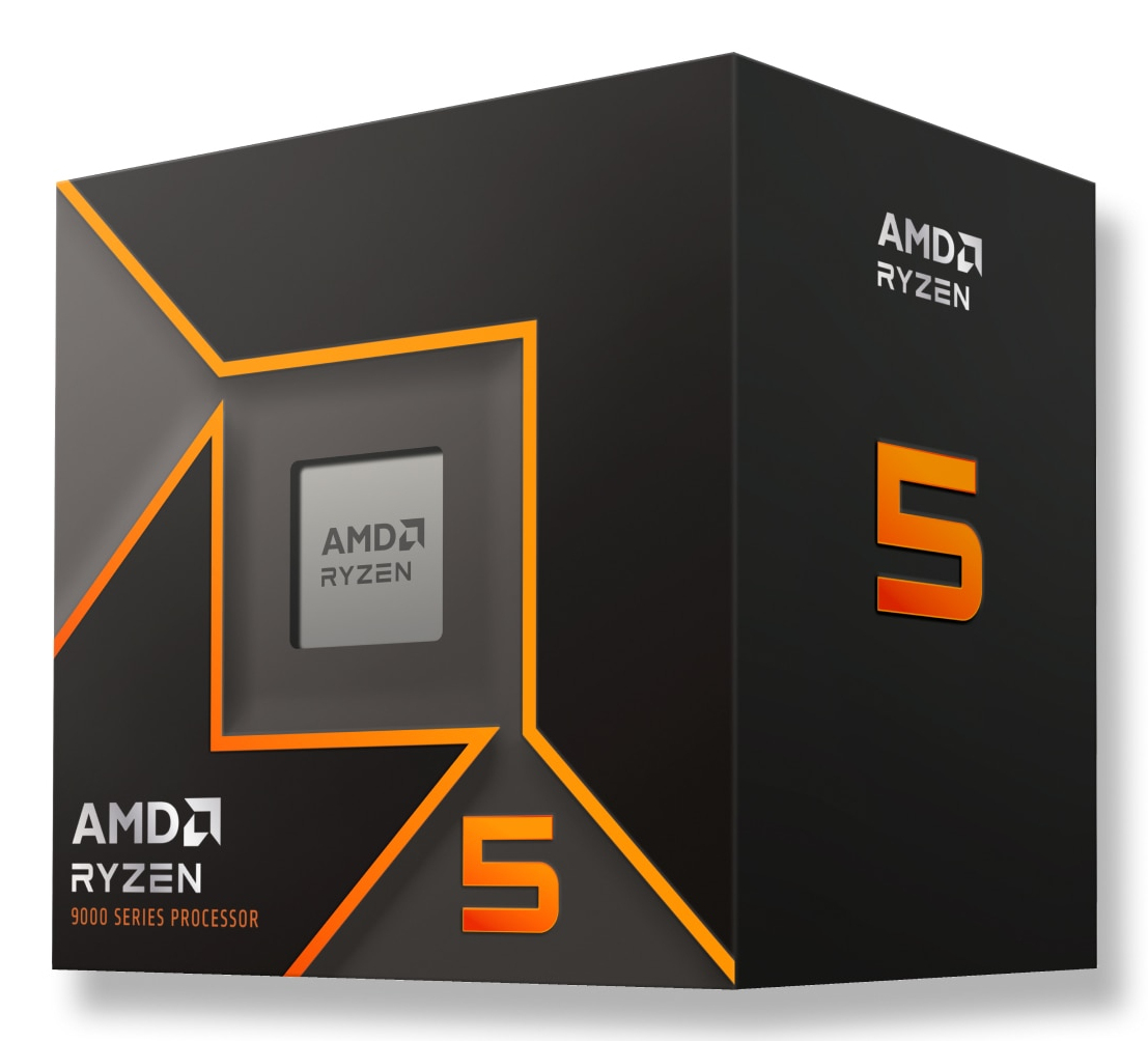 AMD CPU Desktop Ryzen 5 6/12T 9600 (5.2GHz,38MB,65W,AM5) box, with Wraith Stealth Cooler and Radeon Graphics "100-100000718BOX"