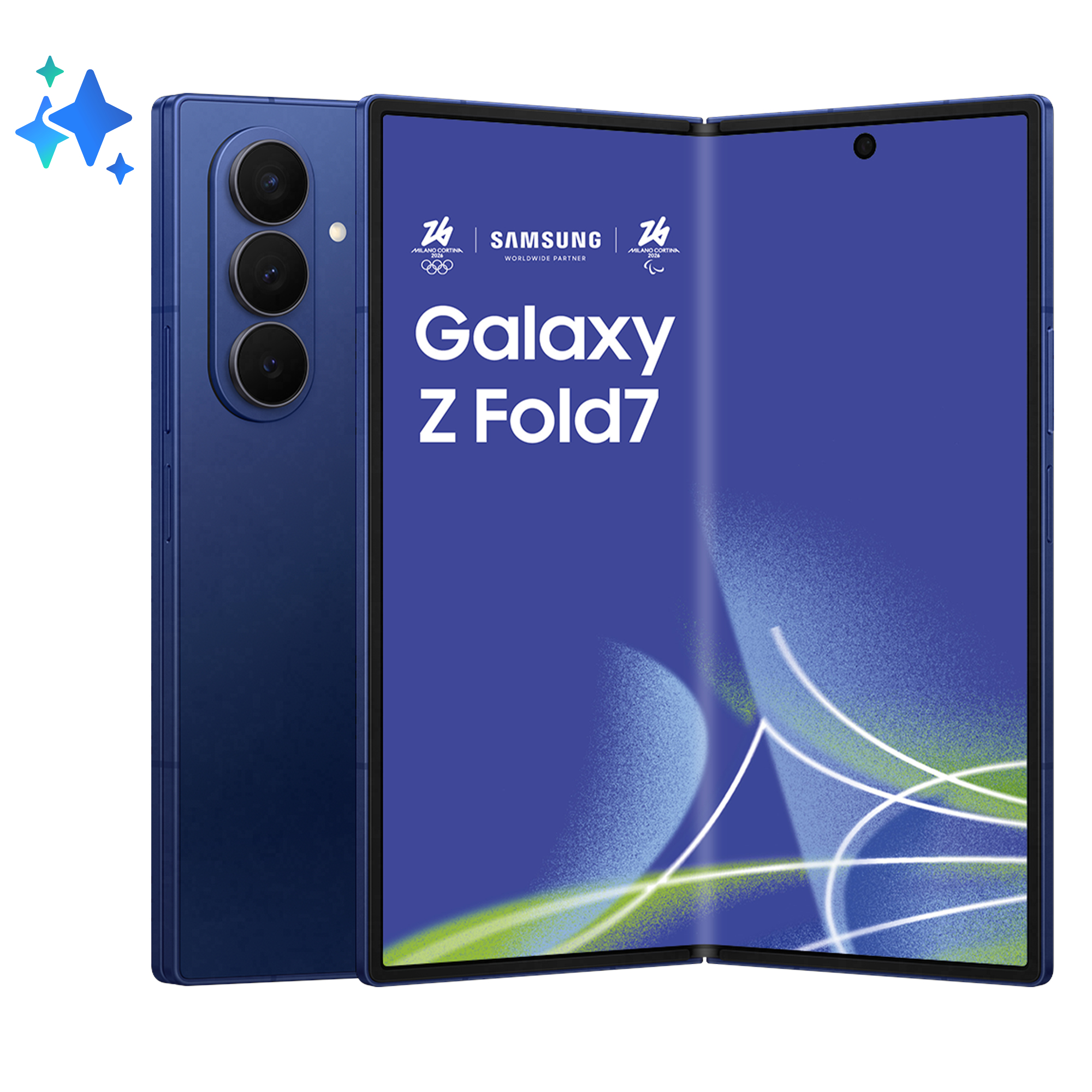 Smartphone Galaxy Z Fold7 256GB 12GB RAM 5G Dual SIM Blue Shadow "SM-F966BDBBEUE" (timbru verde 0.45 lei)
