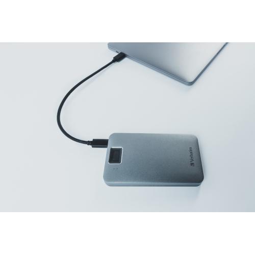 HDD. Externe Verbatim Executive Fingerprint Secure HDD 1TB USB3.2G1/USB-C "53652" (timbru verde 0.8 lei)