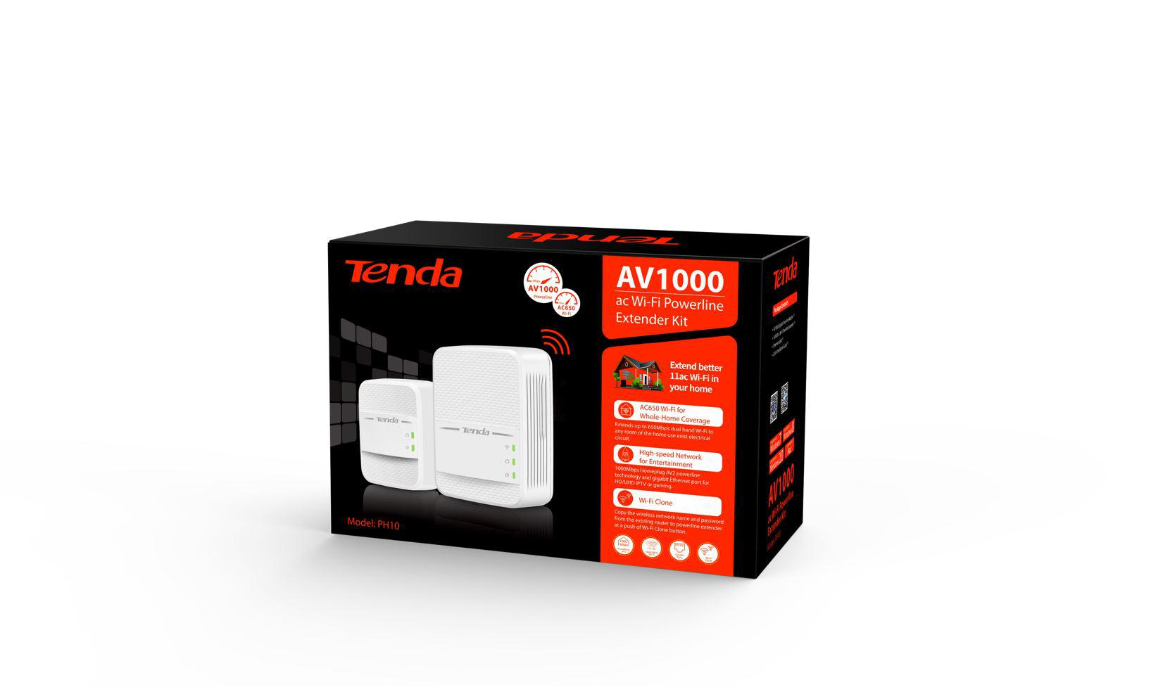 TENDA AV1000 EXTERNDER KIT PH10KIT "PH10KIT" (timbru verde 2 lei)