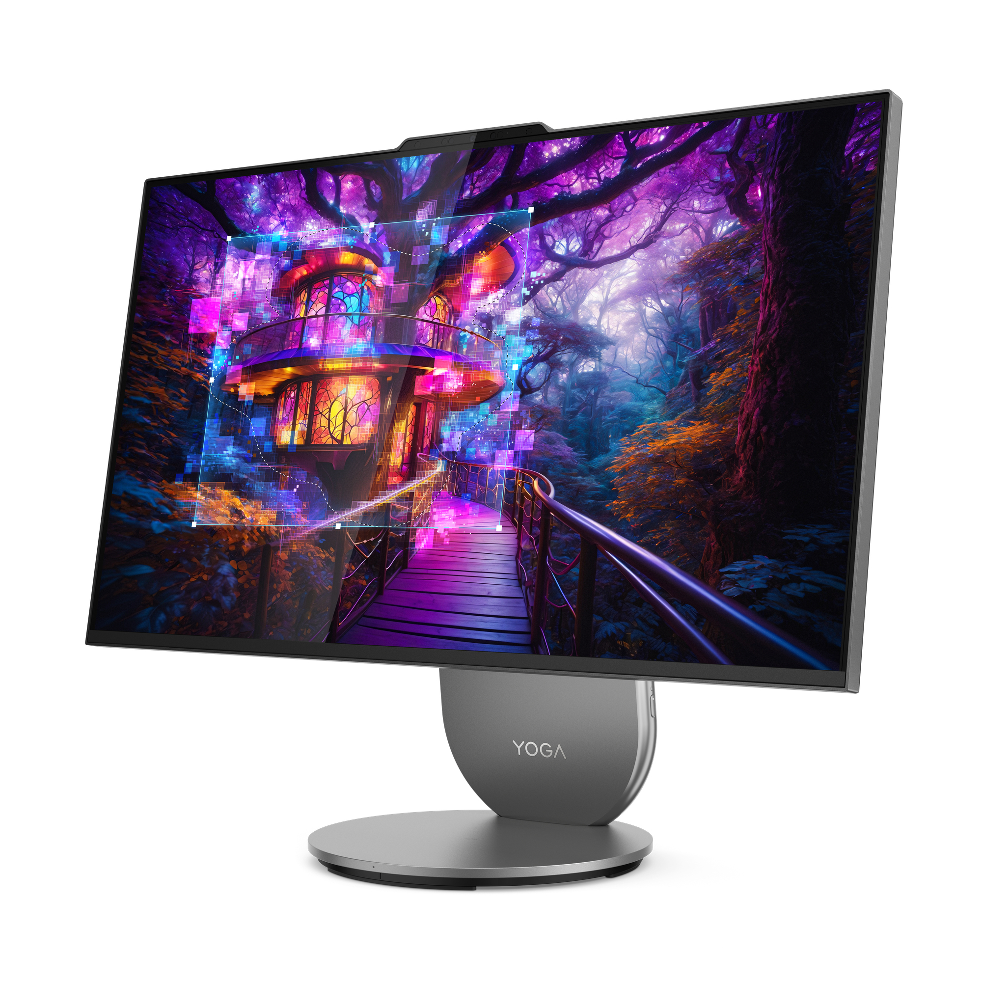 PC AIO-27IAH10 CU7-255H 27"/16/512GB F0J2005XRI LENOVO"F0J2005XRI" - imagine 2