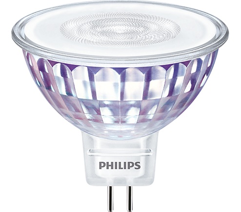 BEC LED Philips, soclu GU5.3, putere 7W, forma spot, lumina alb rece, alimentare 220 - 240 V, "000008718699783907" (timbru verde 0.45 lei)