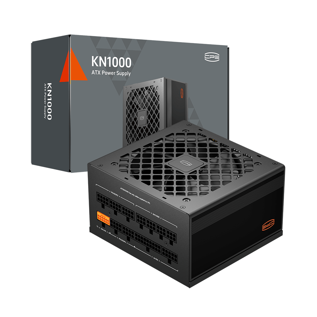 SURSA PCCooler "KN1000", 1000W, certificare 80Plus Gold, modular, PFC+Full Bridge SRCLLC+DC to DC, fan 120mm, negru, "P3-KN1000-G1F" (timbru verde 2 lei)