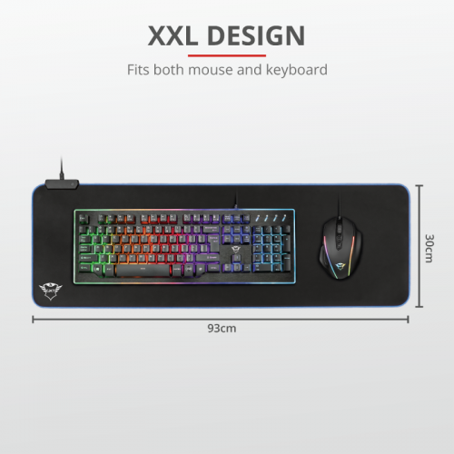 GXT 764 GLIDE-FLEX RGB XXL MOUSEPAD "23395" (timbru verde 0.18 lei)