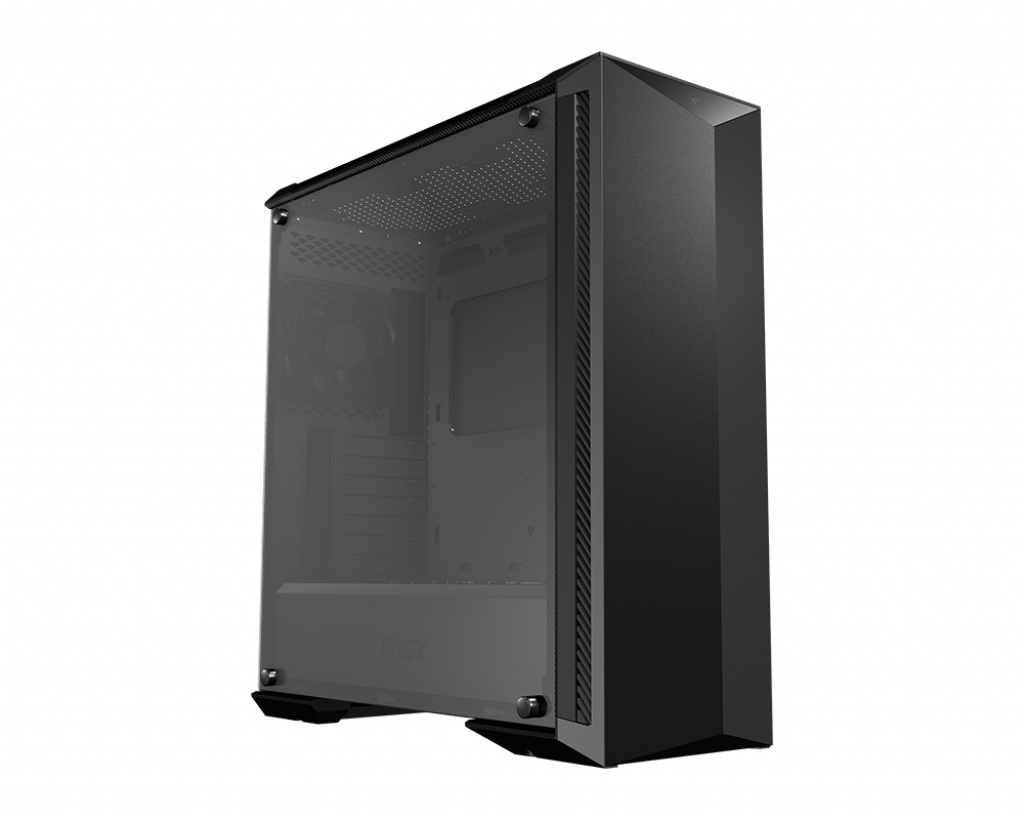 CARCASA MSI Middle Tower, E-ATX, "MPG GUNGNIR 100P", fara sursa, sticla securizata, fan x 1, USB 3.0 x 2, Jack 3.5 mm x 1, mesh pt. filtrare praf, negru, "MPG GUNGNIR 100P" (timbru verde 0.08 lei)