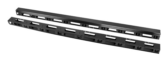 Polita fixa 19" 42 U, 2 pcs , negru "AK-1210-B"