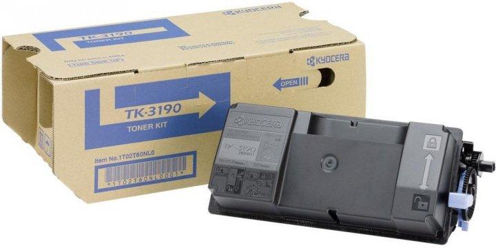 Toner Original Kyocera Black, TK-3190, pentru Ecosys P3055|P3060|P3155|P3260|M3655|M3660|M3860, 25k, (timbru verde 1.2 lei) , "TK-3190"