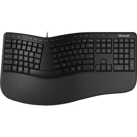 TASTATURI MICROSOFT, cu fir, 126 taste format standard (104-108 taste), USB, negru, "LXM-00013" (timbru verde 0.8 lei)