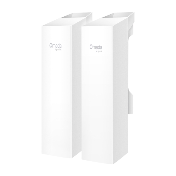 ACCESS POINT TP-LINK Omada Wireless Bridge 300 Mbps 2.4 Ghz, 3 × 10/100 Mbps, 2 antene interne,12V DC / 802.3af PoE / 24V Passive PoE / 48V Passive PoE, acoperire 500 m "EAP100-Bridge KIT" (timbru verde 0.8 lei)