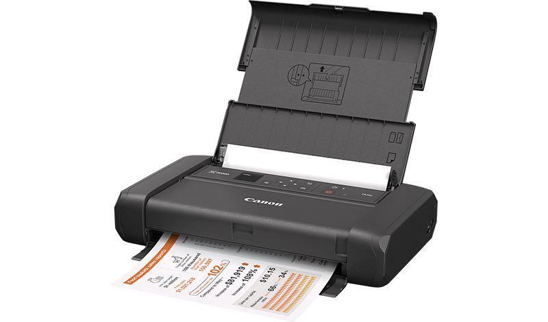 Imprimanta Inkjet Color Canon TR150, A4, Functii: Impr.,Viteza de Printare Monocrom:9ipm, Viteza de printare color: 5.5ipm, Conectivitate:USB|WiFi, Duplex:n, ADF:nu(timbru verde 11 lei) "4167C026AA"