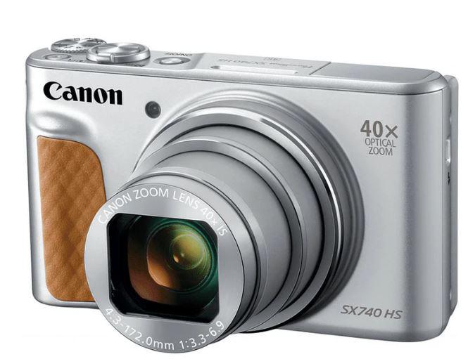 PHOTO CAMERA CANON SX740HS SILVER "2956C002AA" (timbru verde 1.2 lei)