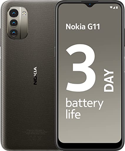 SMARTphone Nokia G11 NFC Dual SIM 32/3GB 5050 mAh Charcoal, "719901184111" (timbru verde 0.45 lei)
