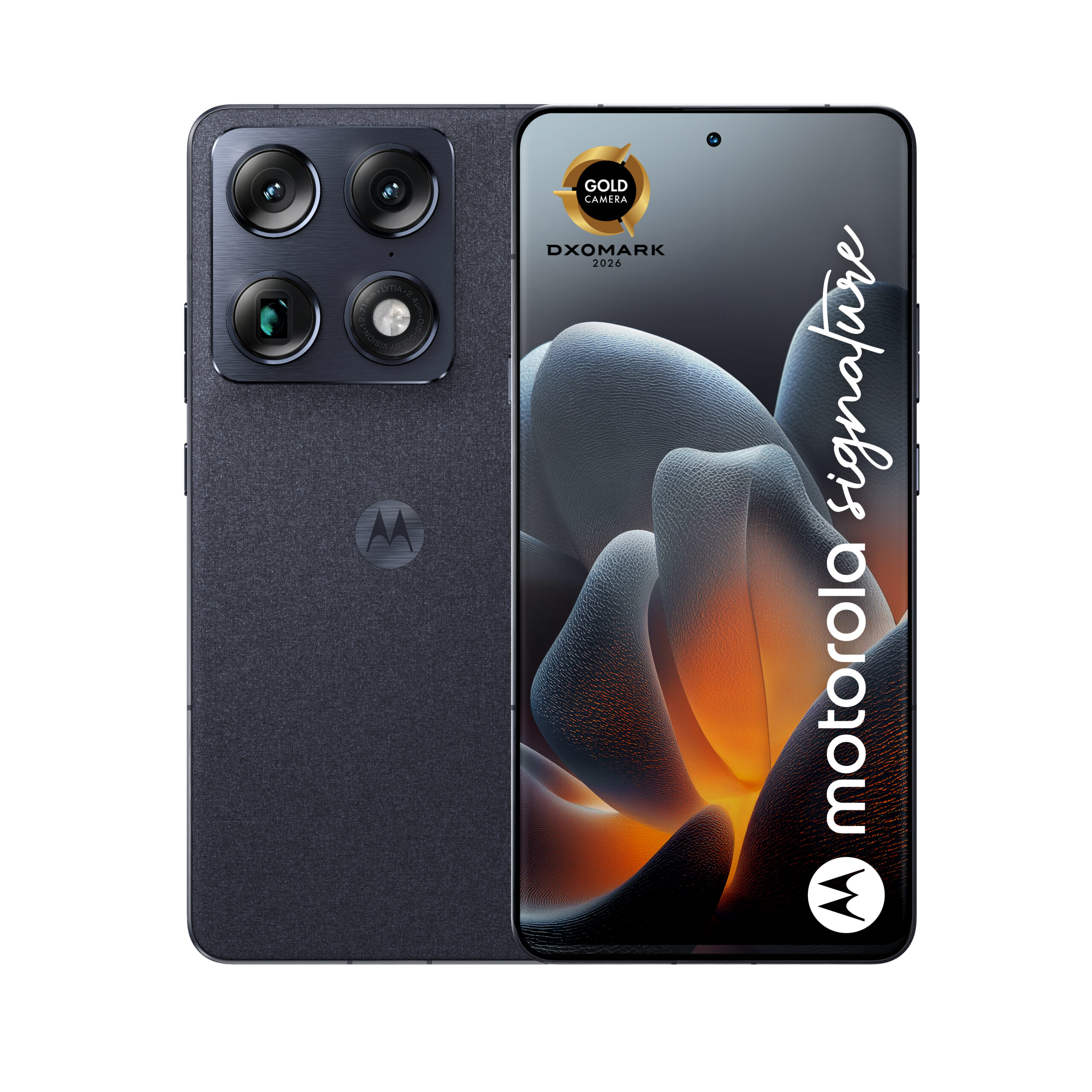 Smartphone Moto Signature 512GB 16GB RAM 5G Dual SIM Carbon "PBAB0002SE" (timbru verde 0.45 lei)