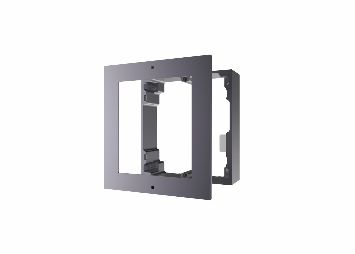 PANOU frontal HIKVISION, pt modul videointerfon modular Hikvision DS-KD-ACW1, montare aplicata, aluminiu, 117mm x 1 07mm x 4mm, "DS-KD-ACW1"