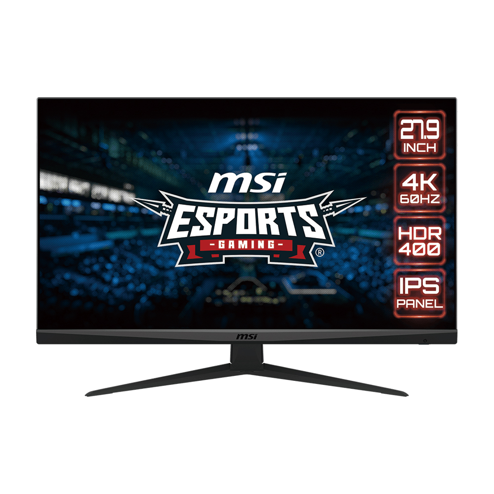 MSI G281UV 27.9inch IPS Flat 3840x2160 60Hz 4ms 2xHDMI DP 3y Warranty "G281UV" (timbru verde 7 lei)