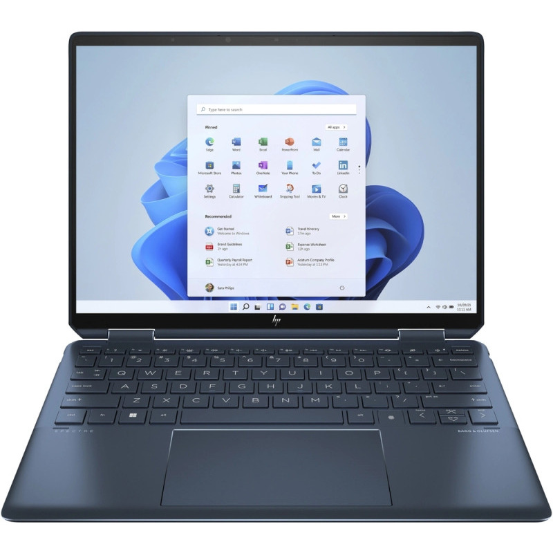 HP Spectre x360 14-ef0026nn Intel Core i7-1255U 13.5inch WUXGA Touch 16GB 1TB PCIe Intel Iris Xe FPR W11H Nocturne Blue "6M390EA#ABB" ((timbru verde 3.5 lei)