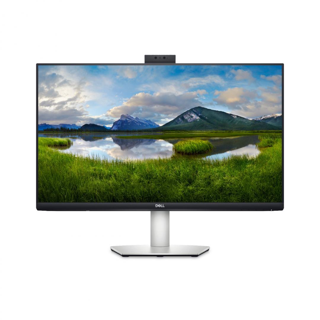 MONITOR Dell 27 inch, videoconferinta, IPS, WQHD (2560 x 1440), Wide, 350 cd/mp, 4 ms, HDMI | DisplayPort, "S2722DZ" (timbru verde 7 lei)