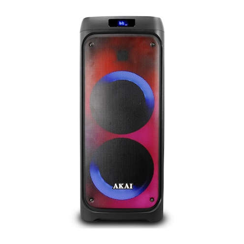 Boxa portabila AKAI, "Party Speaker 260", 50 W RMS, Bluetooth, acumulator 4000 mAh, lumini LED, telecomanda, negru "PARTY SPEAKER 260" (timbru verde 11 lei)