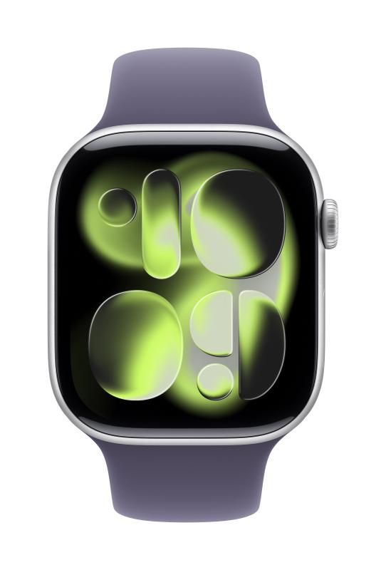 AW BAND 46MM SPORT PURPLE FOG M/L "MFH14ZM/A"