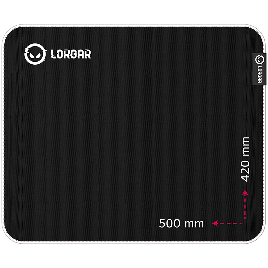 Lorgar Legacer 755, Gaming mouse pad, Ultra-gliding surface, Purple anti-slip rubber base, size: 500mm x 420mm x 3mm, weight 0.45kg "LRG-CMP755"